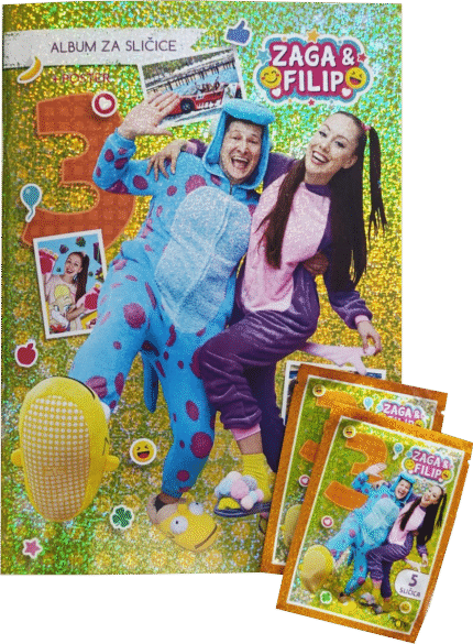 Filip i Zaga album za sličice - Serija 3