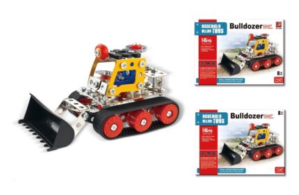 Rasklopivi metalni buldožer od 145 delova