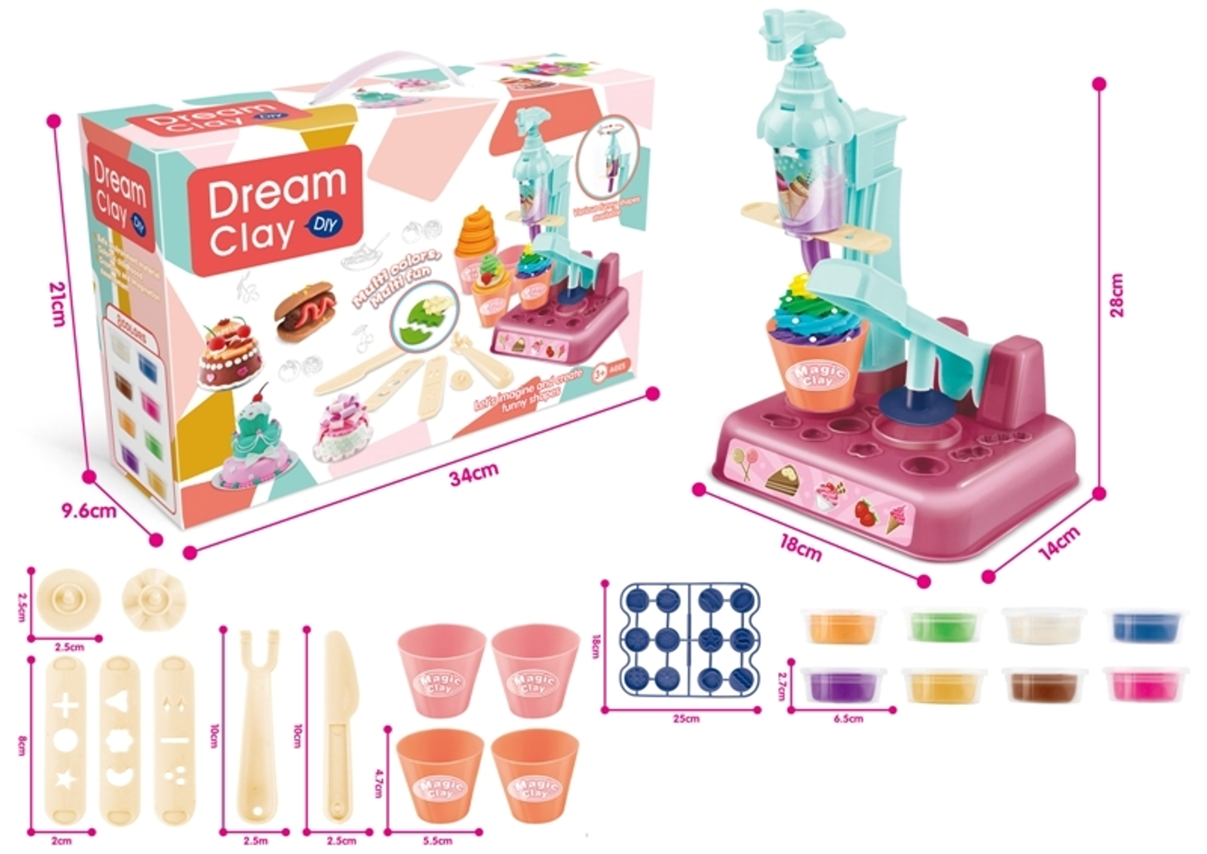 Plastelin sladoled set