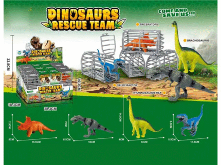 Dinosarusi u kavezu - displej od 12kom