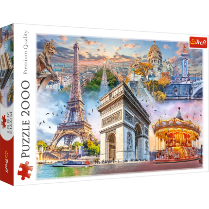 Puzzle 1000 delova - Vikend u Parizu