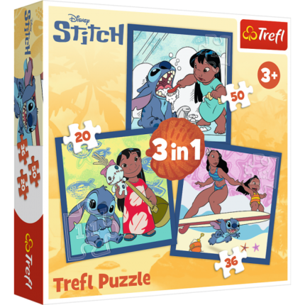 Puzzle 3 u 1 - Lilo & Stitch