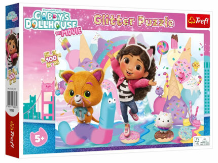 Puzzle 100 delova - Gabby's dollhouse