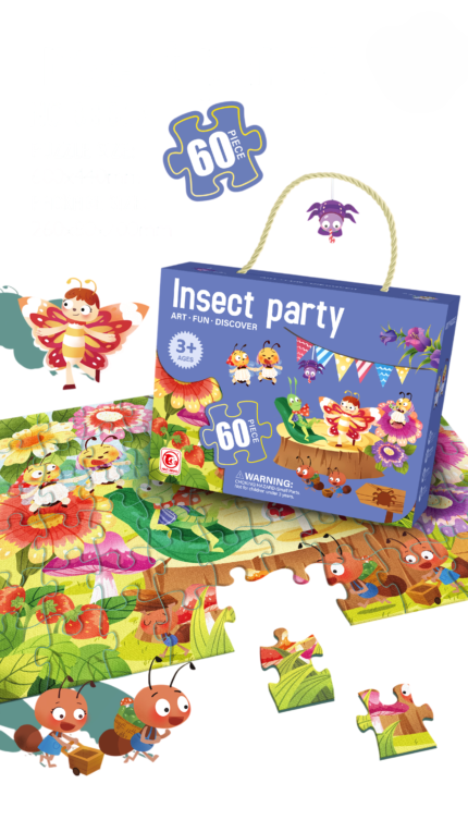 Puzzle insekti - 60 delova